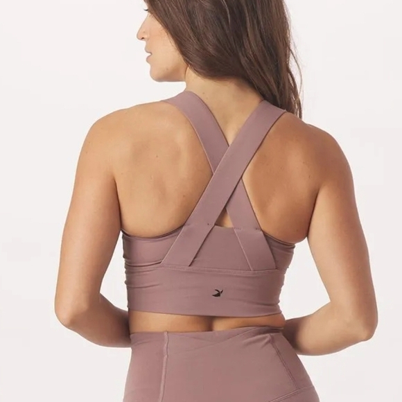 Glyder Cutting Edge Sports Bra Mocha - Picture 4 of 15